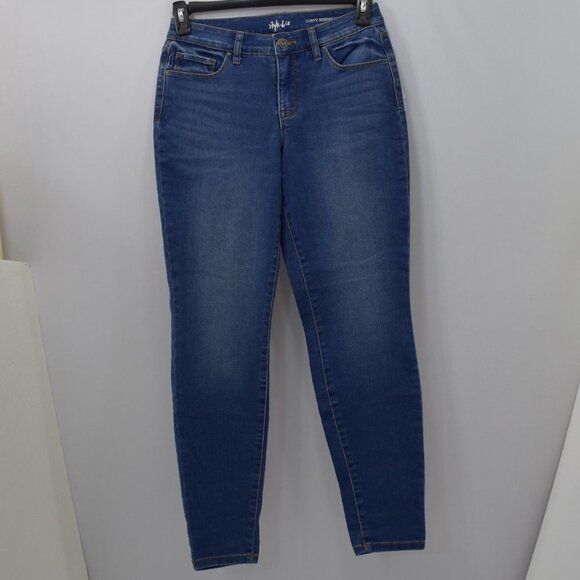 Style & Co Curvy-Fit Skinny TUMMY CONTROL jeans 4 - Picture 3 of 6